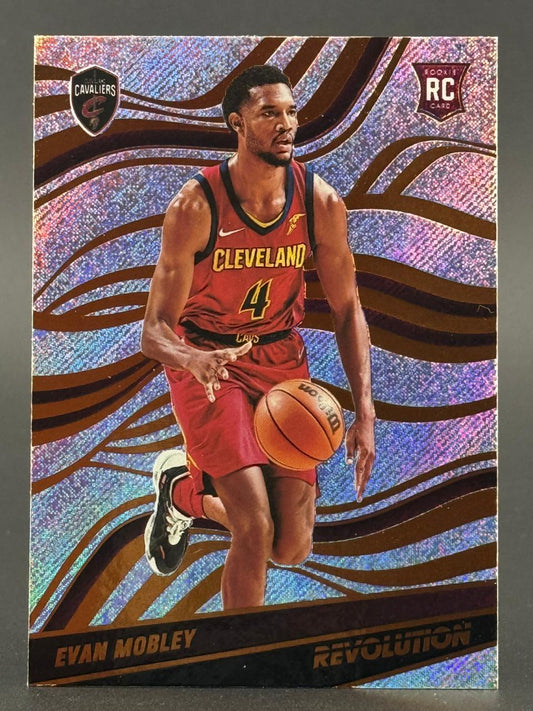 Evan Mobley 2021-22 Panini Revolution Rookie Card #115.