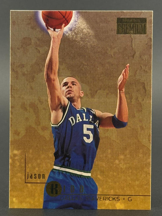 1994-95 SkyBox Premium Jason Kidd Dallas Mavericks basketball card.