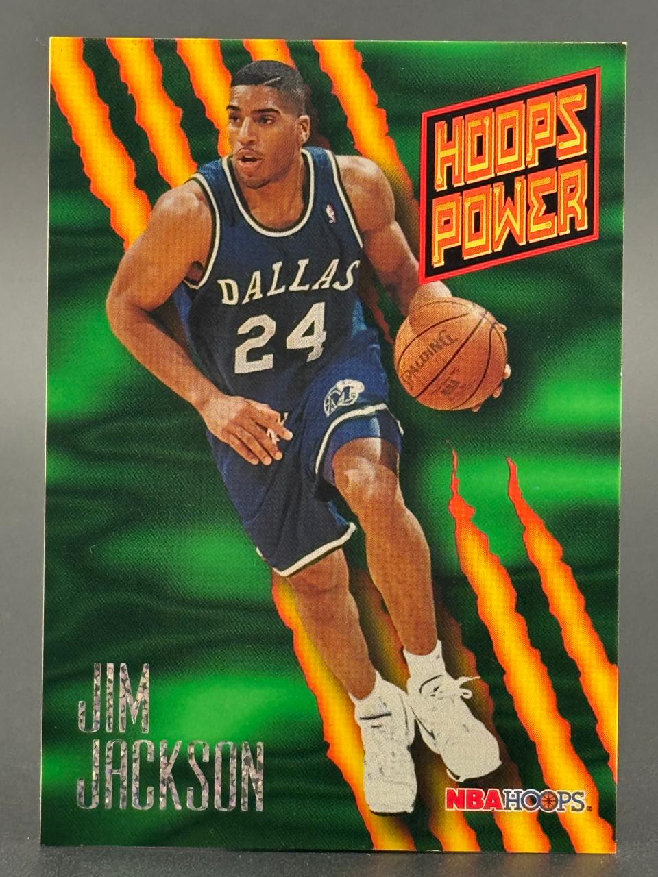 1993-94 Hoops Power Jim Jackson basketball card #11.