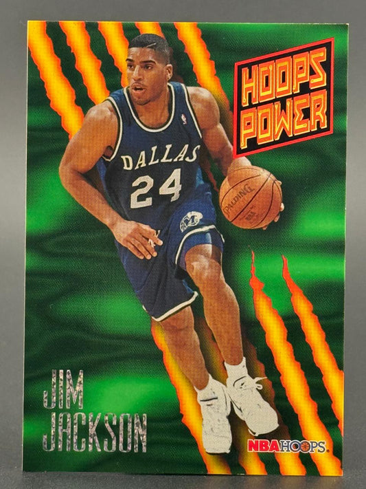 1993-94 Hoops Power Jim Jackson basketball card #11.