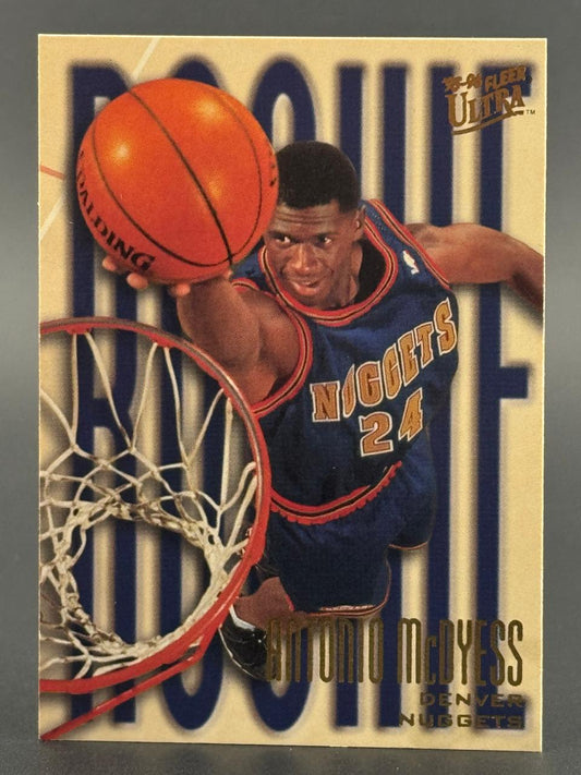 1995-96 Fleer Ultra Antonio McDyess basketball trading card.