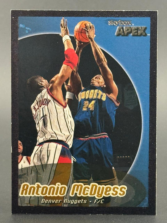 Antonio McDyess 1996-97 SkyBox Apex trading card #24, Denver Nuggets.