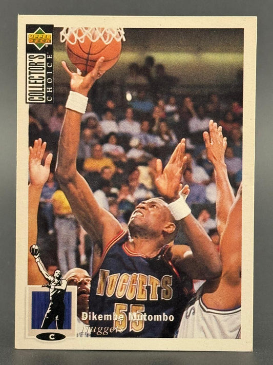 Dikembe Mutombo 1994-95 Upper Deck Collector's Choice basketball trading card.