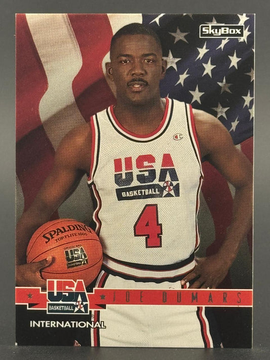 1992 SkyBox USA Basketball Joe Dumars trading card, #4.
