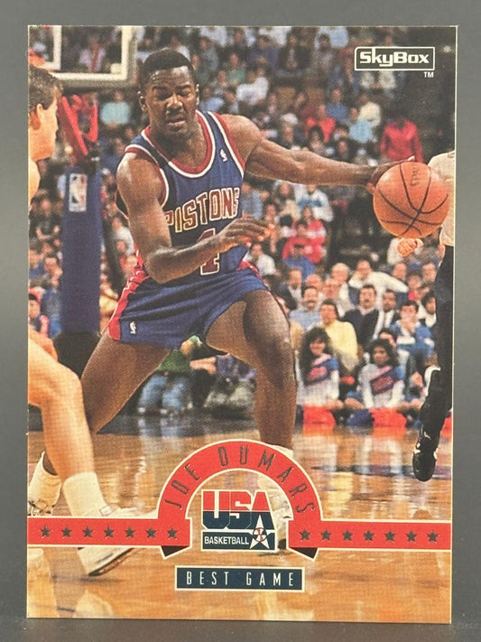Joe Dumars 1991-92 SkyBox USA Basketball trading card, #4.