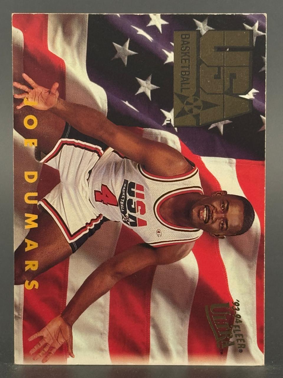 1993-94 Fleer Ultra Joe Dumars basketball card, #USA Basketball.