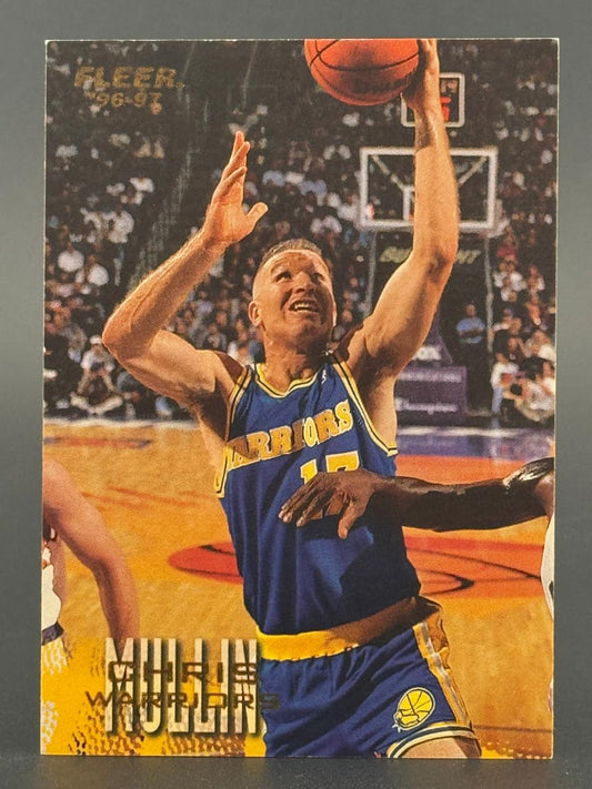 1996-97 Fleer Chris Mullin basketball trading card.