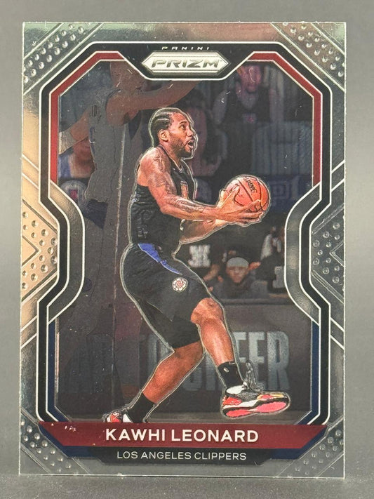 Kawhi Leonard Los Angeles Clippers Panini Prizm trading card.