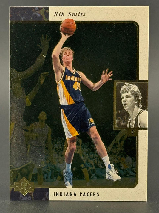 1993 Upper Deck Rik Smits basketball card #373 featuring him shooting a jump shot.