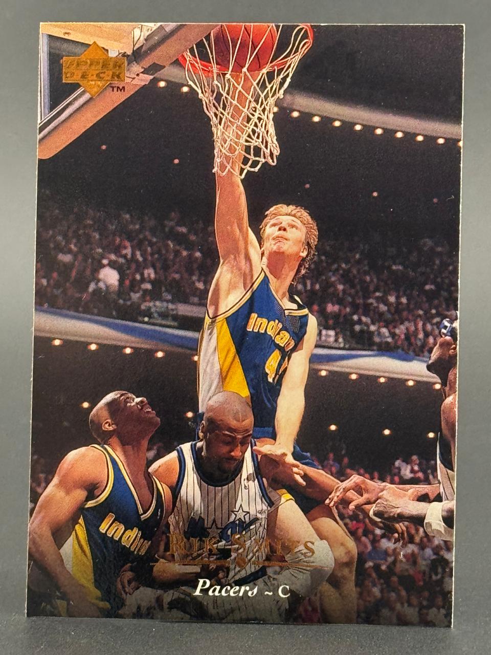 Rik Smits 1991 Upper Deck basketball trading card.