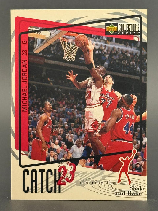 1994-95 Upper Deck Collector's Choice Michael Jordan basketball card.