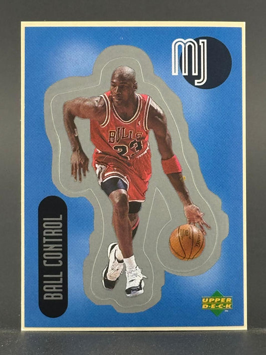 1995 Upper Deck Michael Jordan basketball card (#MJ).